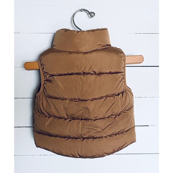 Infant Boys' Little Bipsy Sherpa Lined Puffer Vest, Size 6-12 Months - Picture 2 of 4